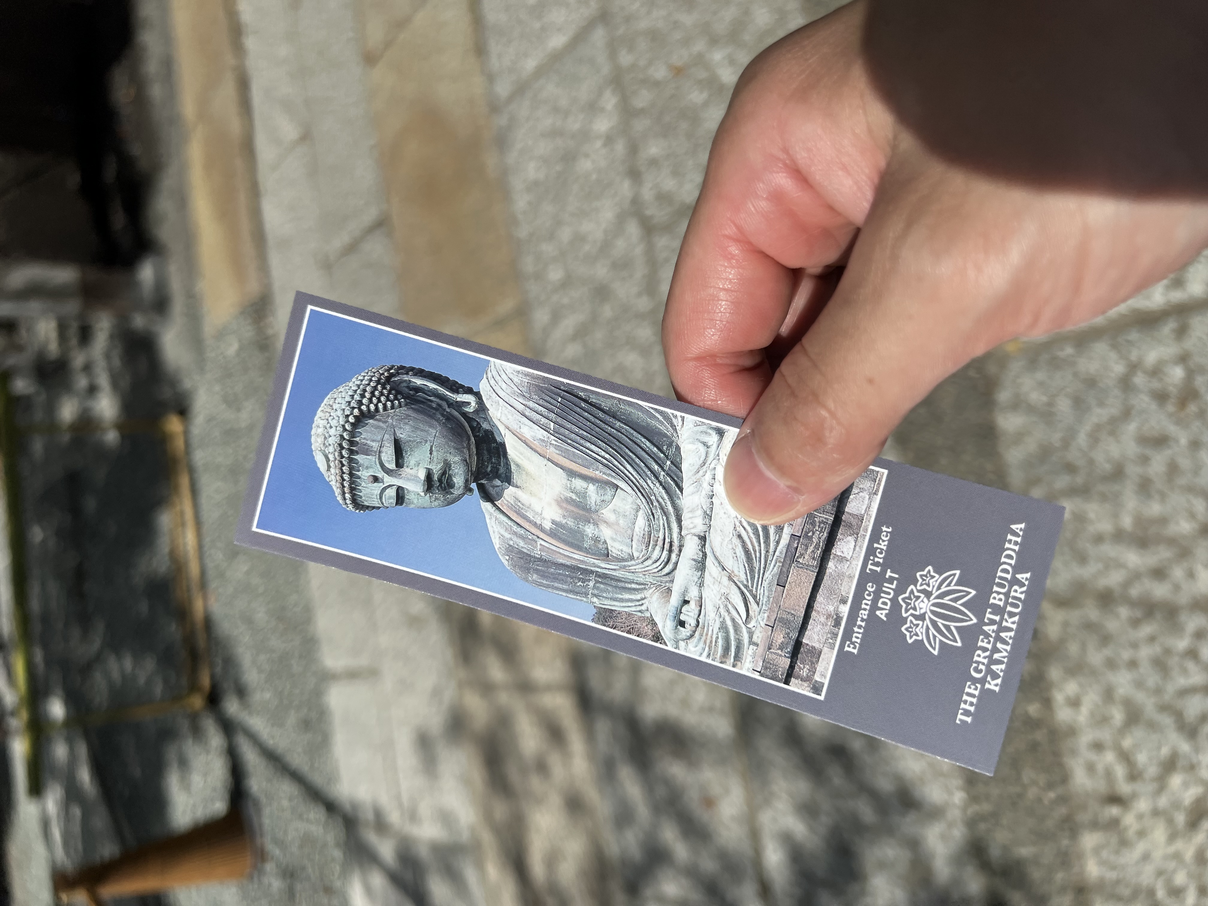 Great Buddha Kamakura entrance ticket